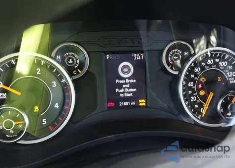 2019 Ram 2500 Big Horn из США, поврежденный, VIN 3C6UR5DL3KG519364